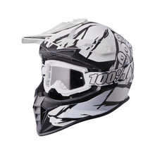 Casco Cross GMS Fortis Graffi – Grigio Opaco / Bianco