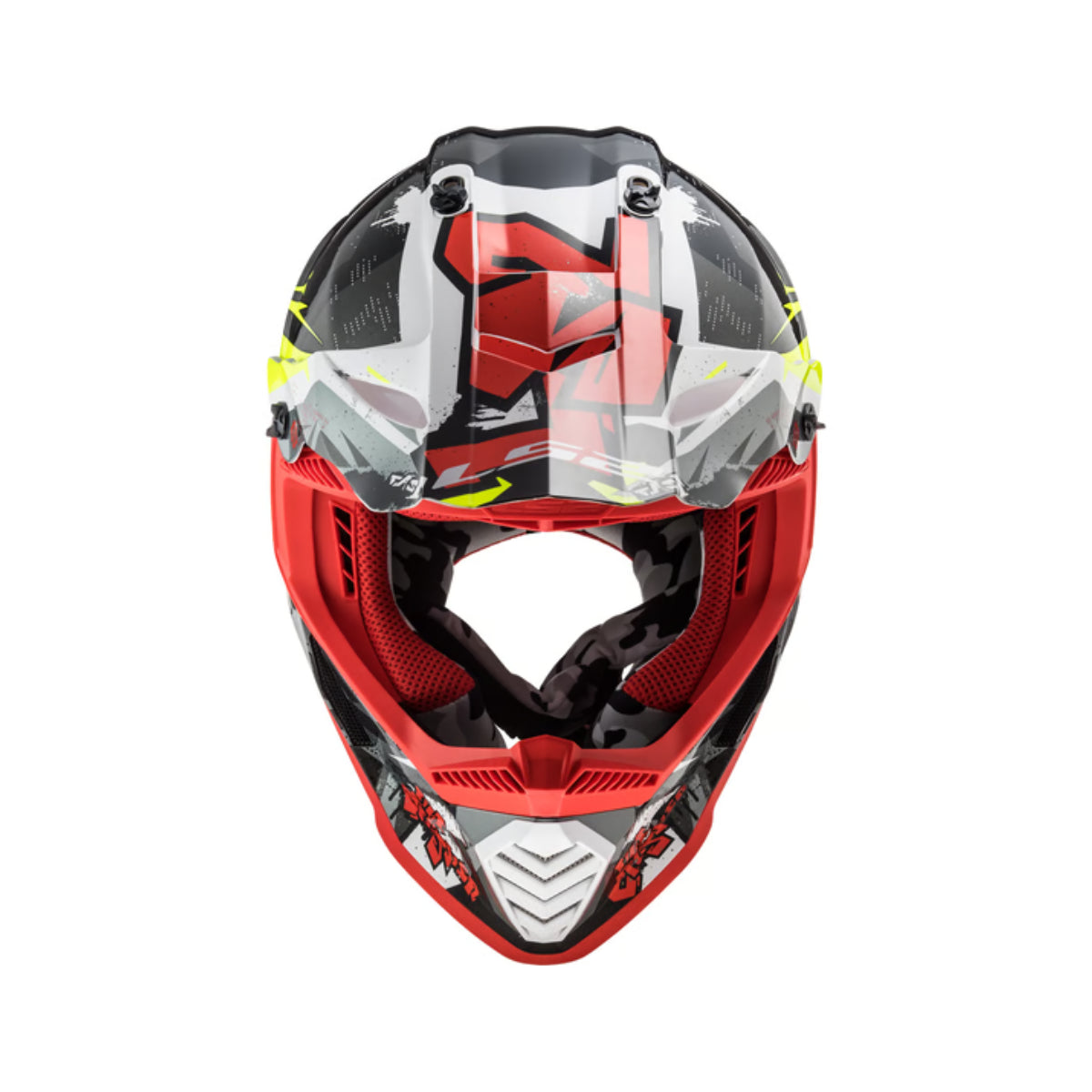 Casco cross enduro LS2 MX437 Fast Evo Crusher