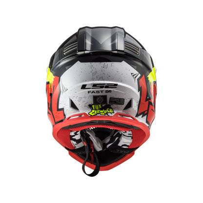 Casco cross enduro LS2 MX437 Fast Evo Crusher