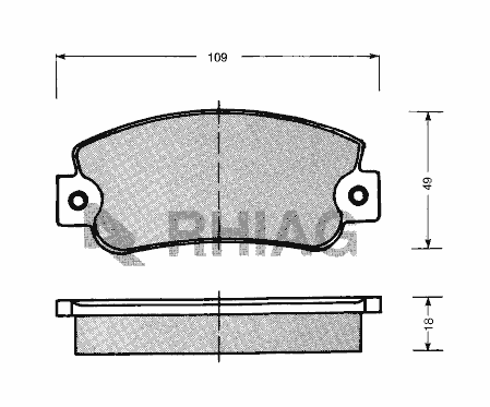 Pastiglie Freni Fiat Panda, Uno Lancia Y10