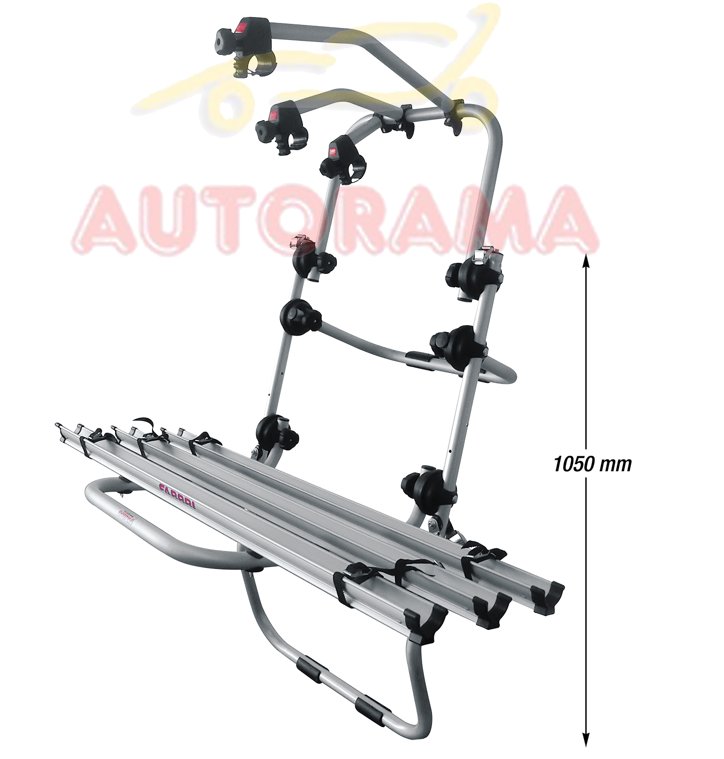 Portabici Posteriore Fabbri Bici OK 3 VAN - immagine 3