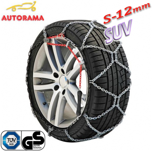 Catene Neve S12 Lampa - Suv Fuoristrada 4x4 12mm Gr. 24,5
