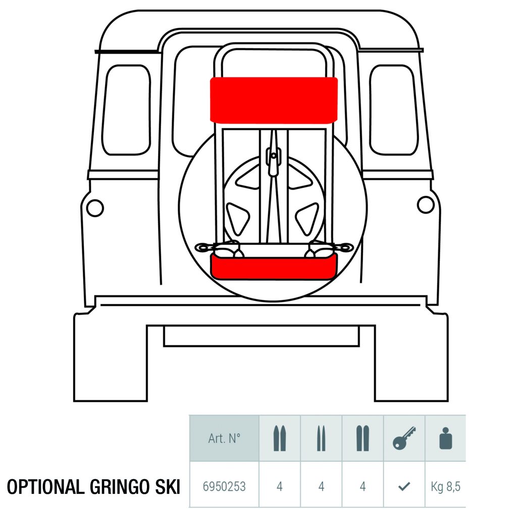 OPTIONAL GRINGO SKI Portasci - Fabbri - immagine 2