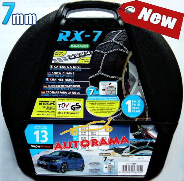 Catene Neve LAMPA RX-7 Ingombro 7mm - Gruppo 6.5 - immagine 2