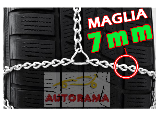 Catene Neve LAMPA RX-7 Ingombro 7mm - Gruppo 6.5 - immagine 3