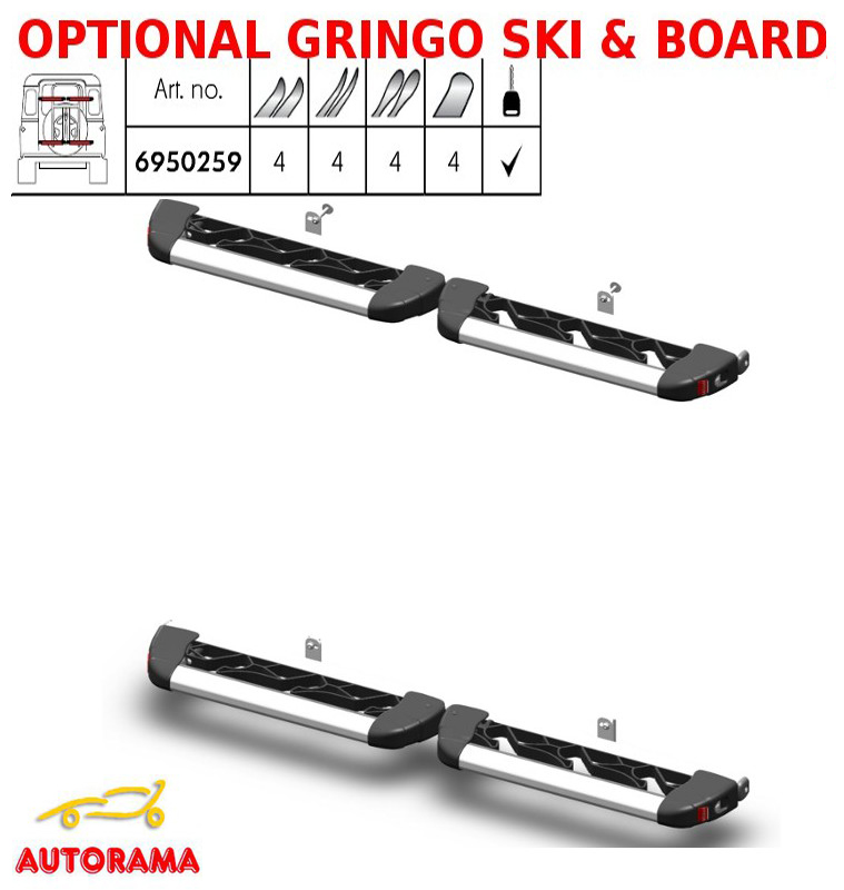 optional Gringo ski board portasci e snow board Fabbri 6950259