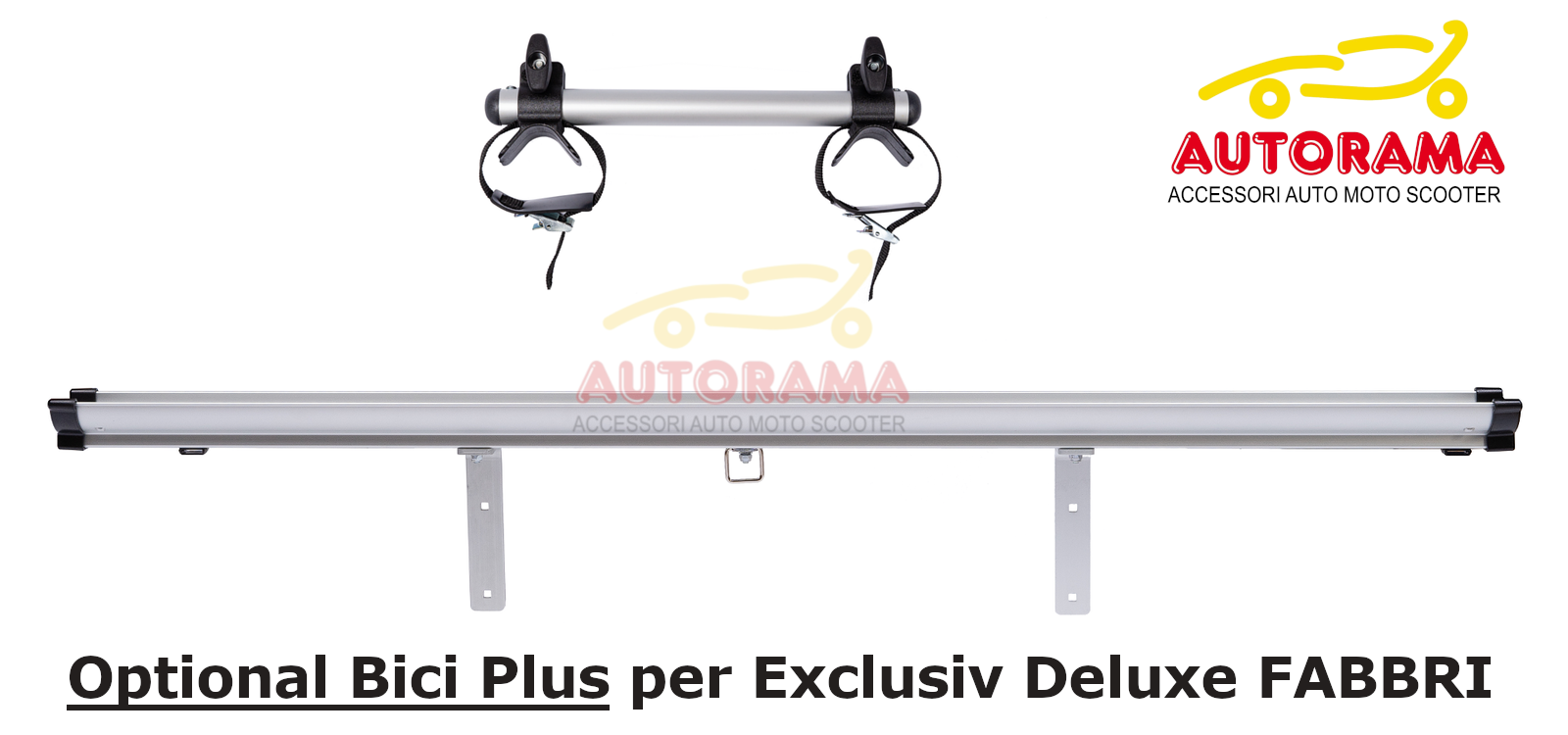 Optional Bici-Plus accessorio porta-Bici per Exclusiv DeLuxe 3 - Fabbri - immagine 6