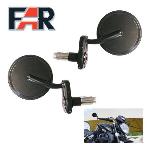 specchietti moto manubrio bar end cafe racer far