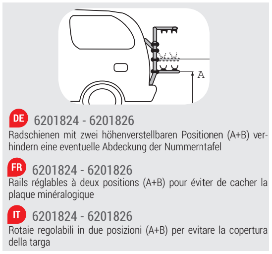 PortaBici Elettrica BICI OK 2 ELEKTROBIKE Van Fabbri - immagine 3
