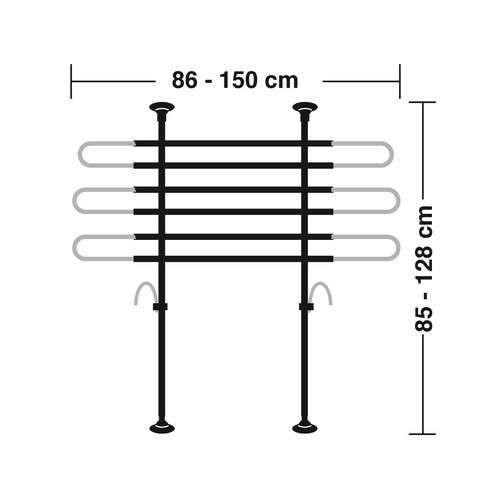 GRIGLIA Baule Posteriore Divisoria CANI 6 CURVE - immagine 3