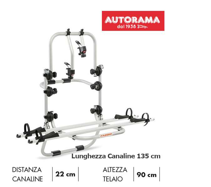 PortaBici Elettrica BICI OK 2 ELEKTROBIKE Maxi SUV Fabbri - immagine 2