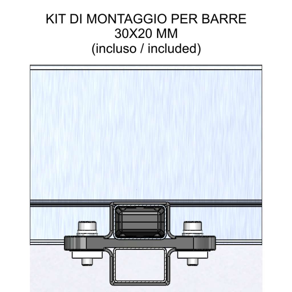 Cesta Portabagagli Auto FABBRI Portatutto in alluminio 132x110 - immagine 3